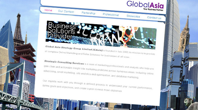 GlobalAsia Ltd. Website